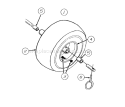 Page F Diagram and Parts List for 31AE623D401 1998 Yard Man Snow Blower